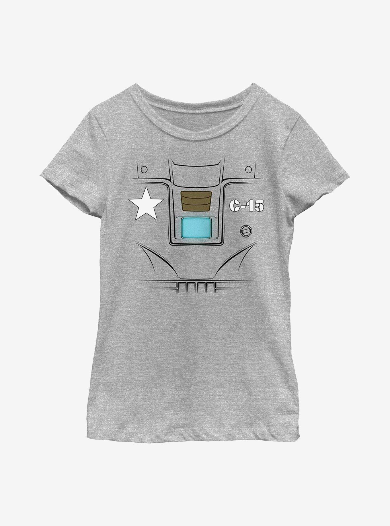 Marvel What If...? Steve Rogers Suit Youth Girls T-Shirt, ATH HTR, hi-res