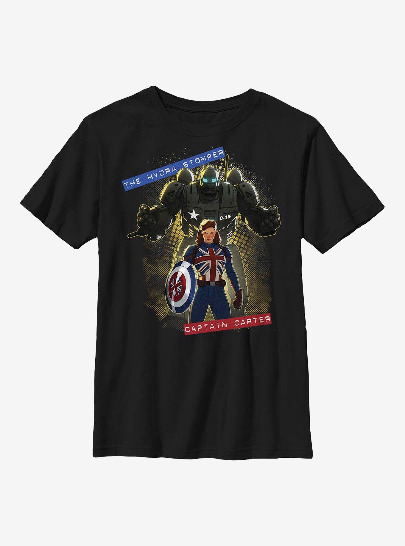 Marvel What If...? The Hydra Stomper Youth T-Shirt, BLACK, hi-res