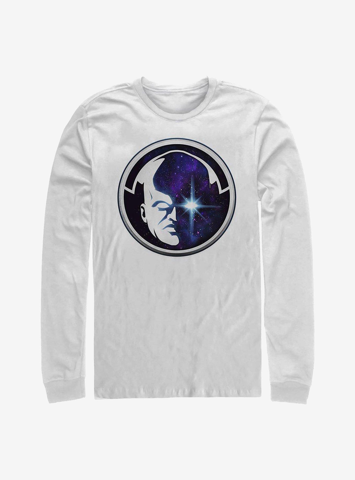 Marvel What If...? Watcher Circle Long-Sleeve T-Shirt, WHITE, hi-res
