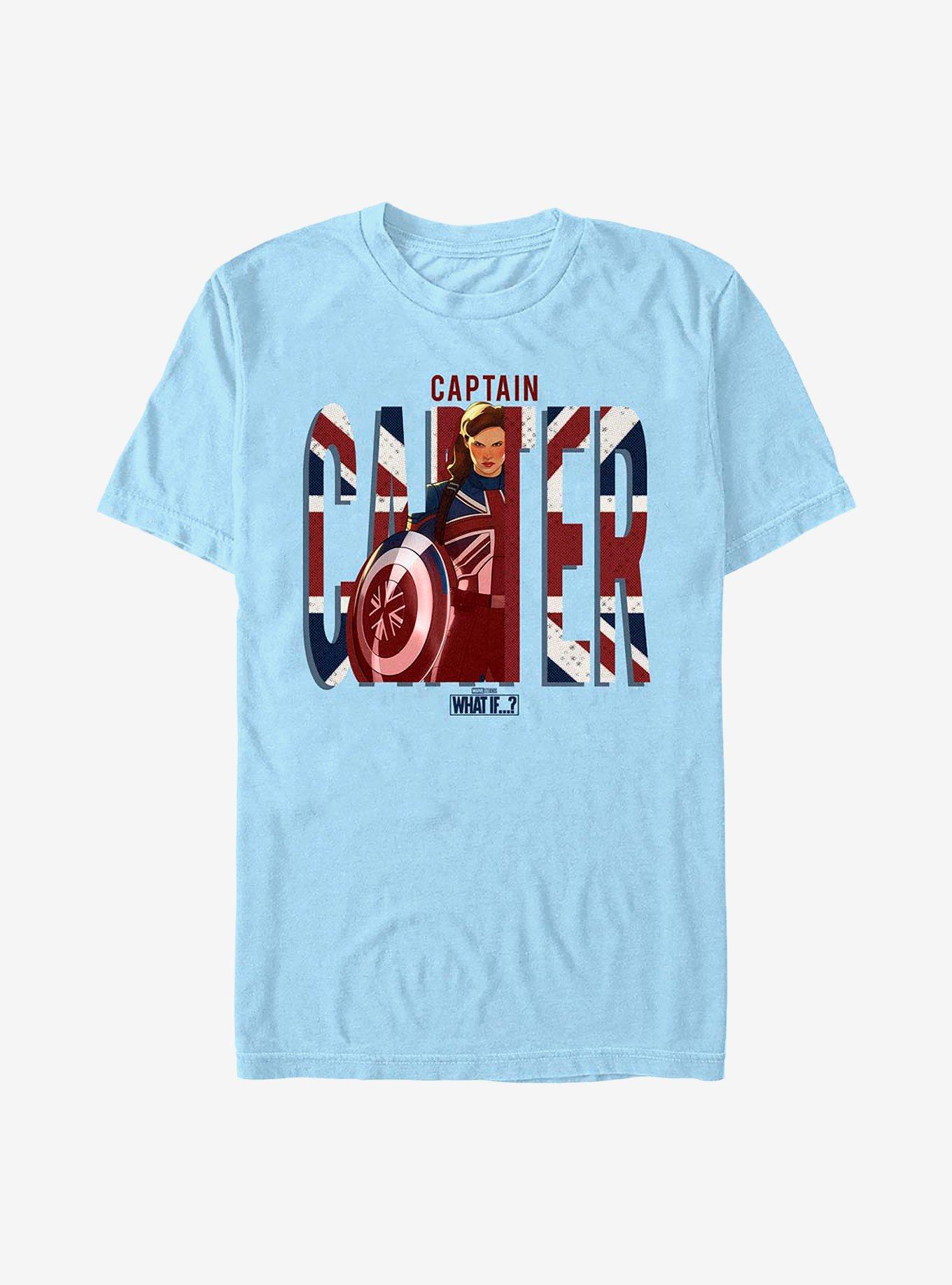 Marvel What If...? Big Carter T-Shirt, LT BLUE, hi-res view 1