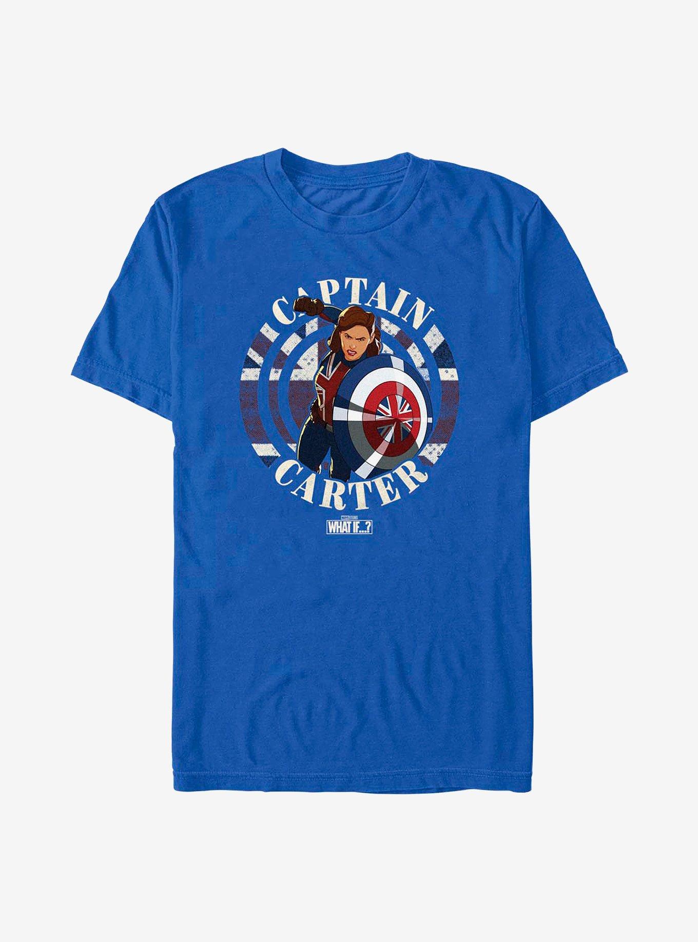 Marvel What If...? Carter Stamp T-Shirt, ROYAL, hi-res