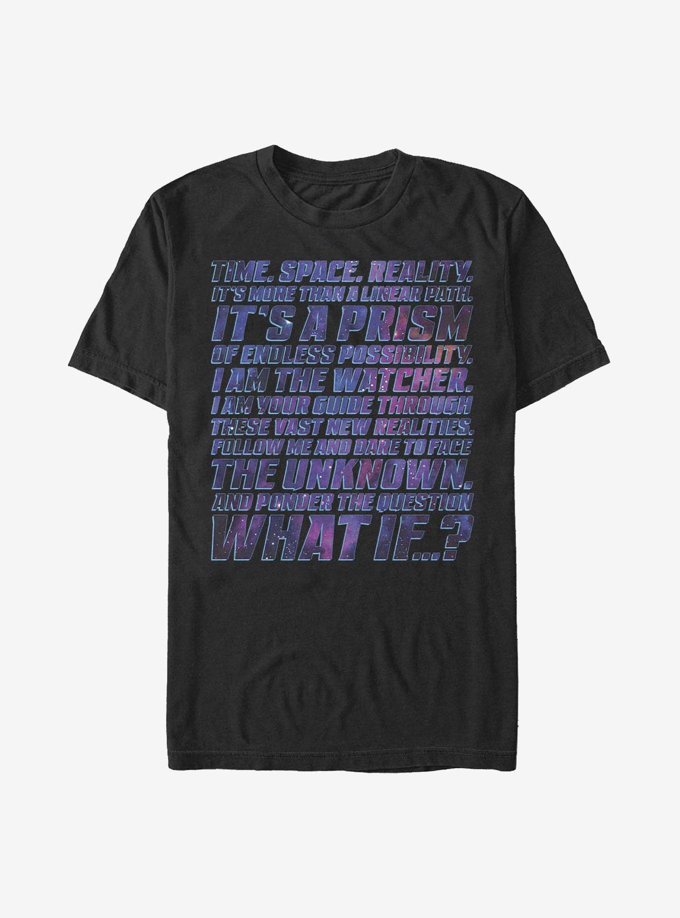 Marvel What If...? Space Prism T-Shirt, BLACK, hi-res