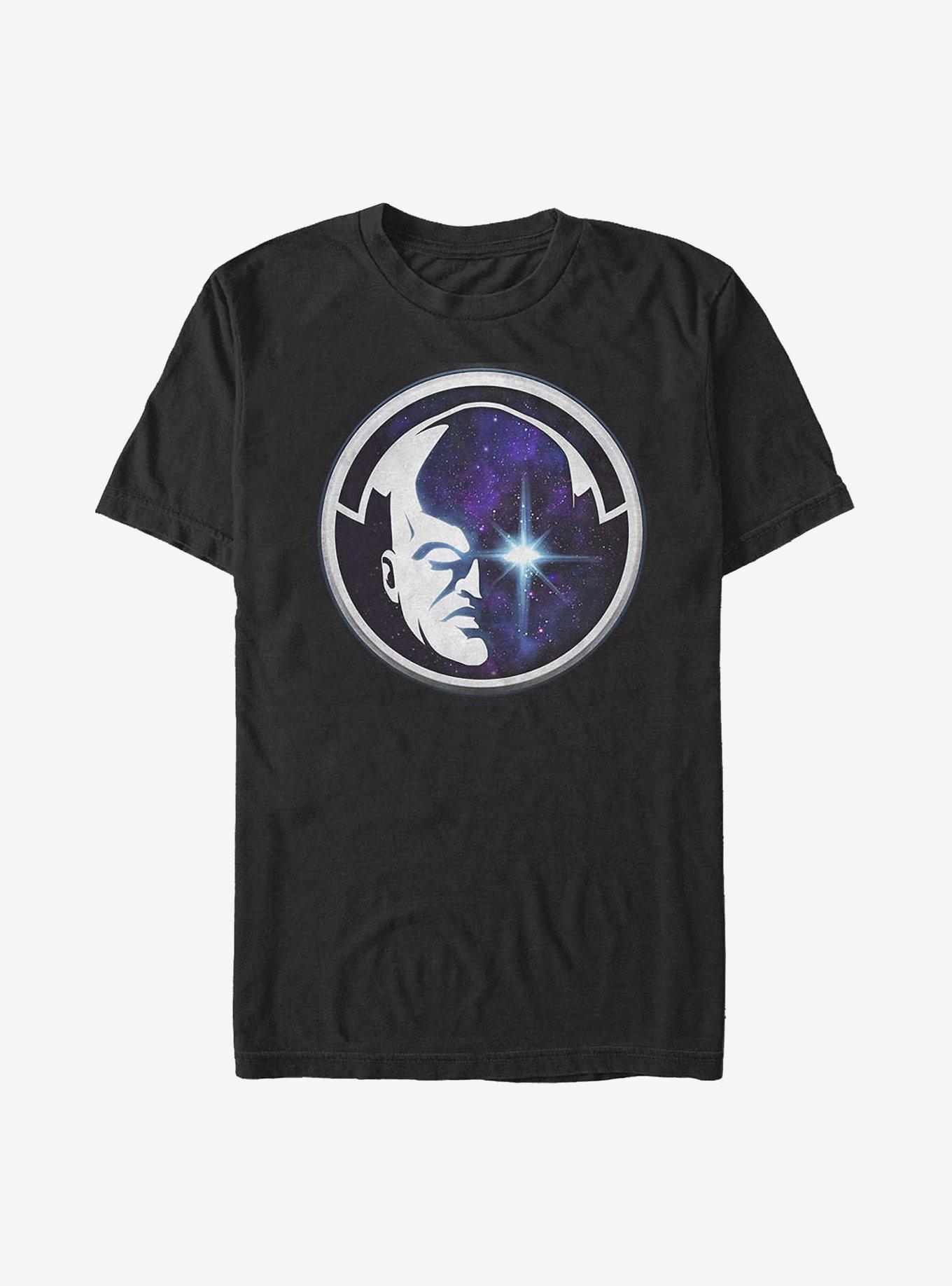 Marvel What If...? Watcher Circle T-Shirt, BLACK, hi-res