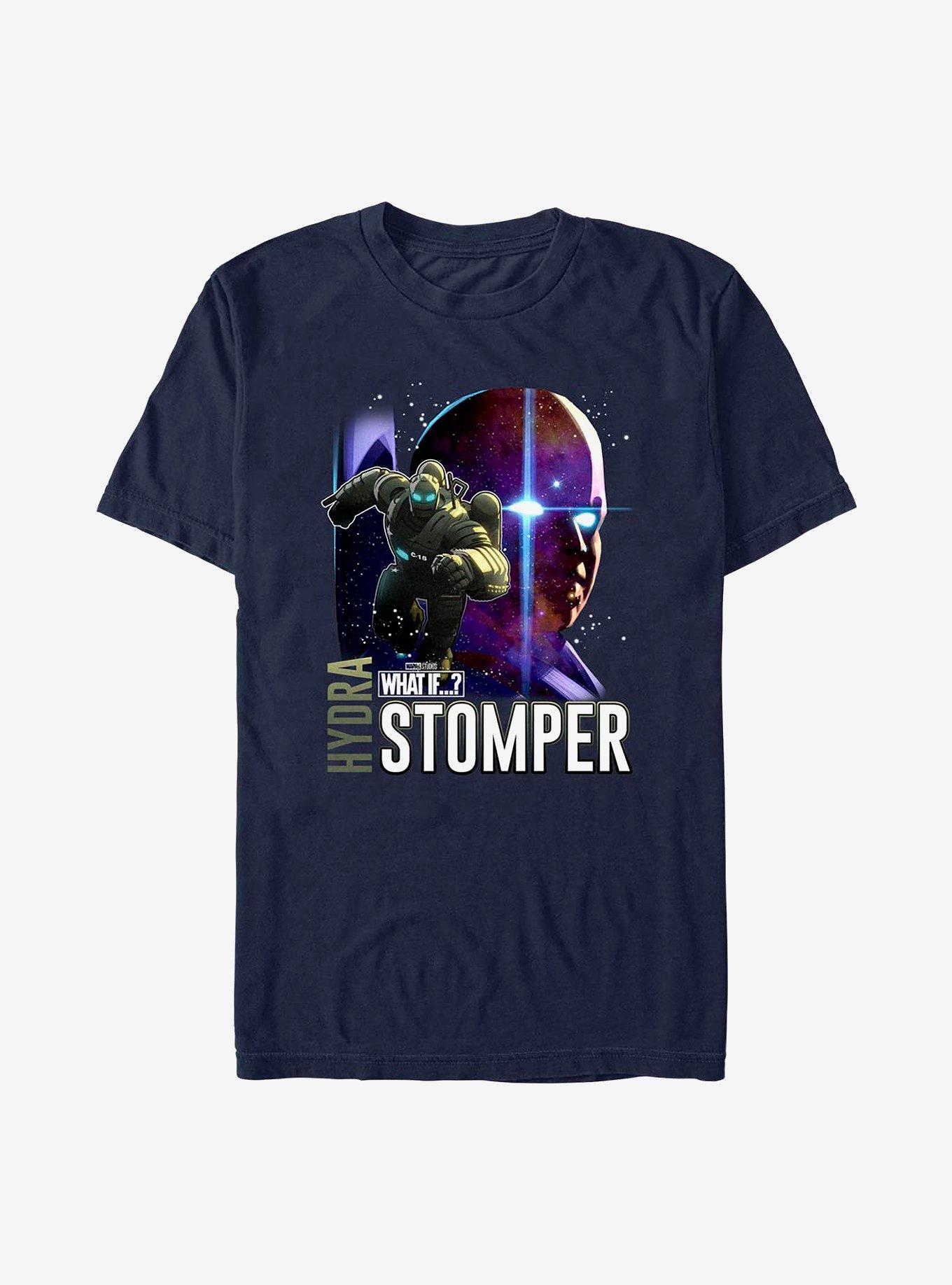 Marvel What If...? Watcher Hydra Stomper T-Shirt, NAVY, hi-res