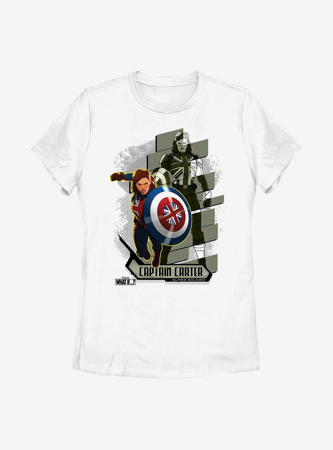 Marvel What If...? Carter Attacks Womens T-Shirt, WHITE, hi-res