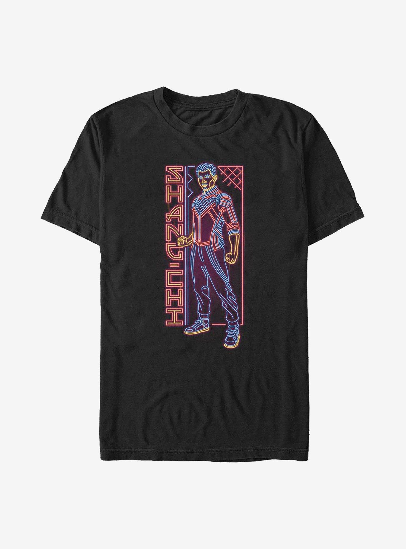 Marvel Shang-Chi And The Legend Of The Ten Rings Neon Chi T-Shirt, BLACK, hi-res