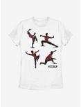 Marvel Shang-Chi And The Legend Of The Ten Rings Kung Fu Poses Womens T-Shirt, WHITE, hi-res