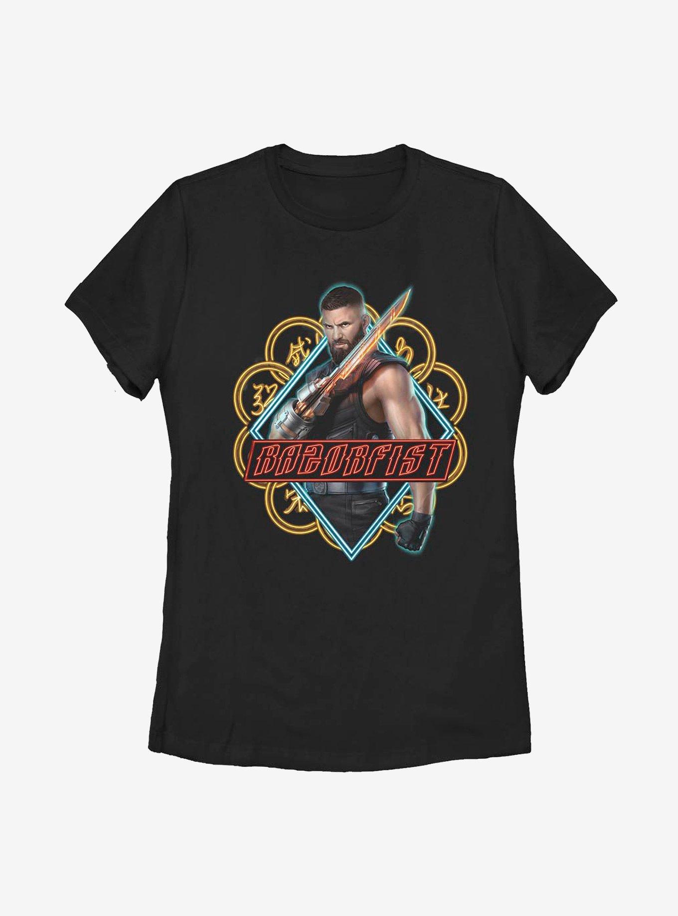 Marvel Shang-Chi And The Legend Of The Ten Rings Nailbiter Womens T-Shirt, BLACK, hi-res