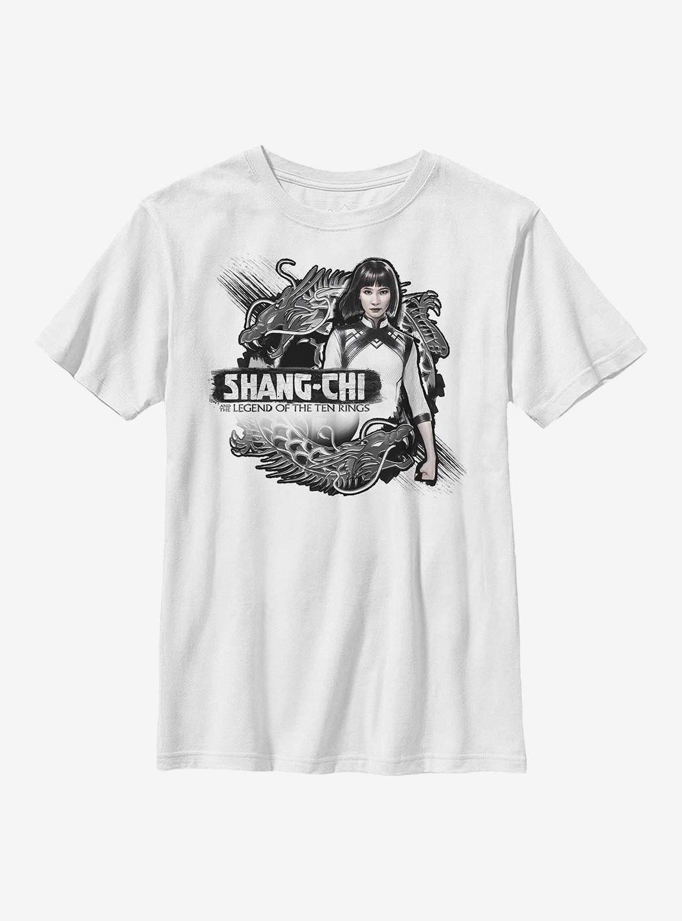 Marvel Shang-Chi And The Legend Of The Ten Rings Xialing Dragons Youth T-Shirt, WHITE, hi-res view 1