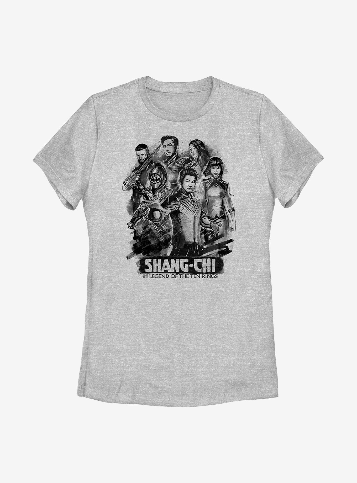 Marvel Shang-Chi And The Legend Of The Ten Rings Ink Group Womens T-Shirt, ATH HTR, hi-res