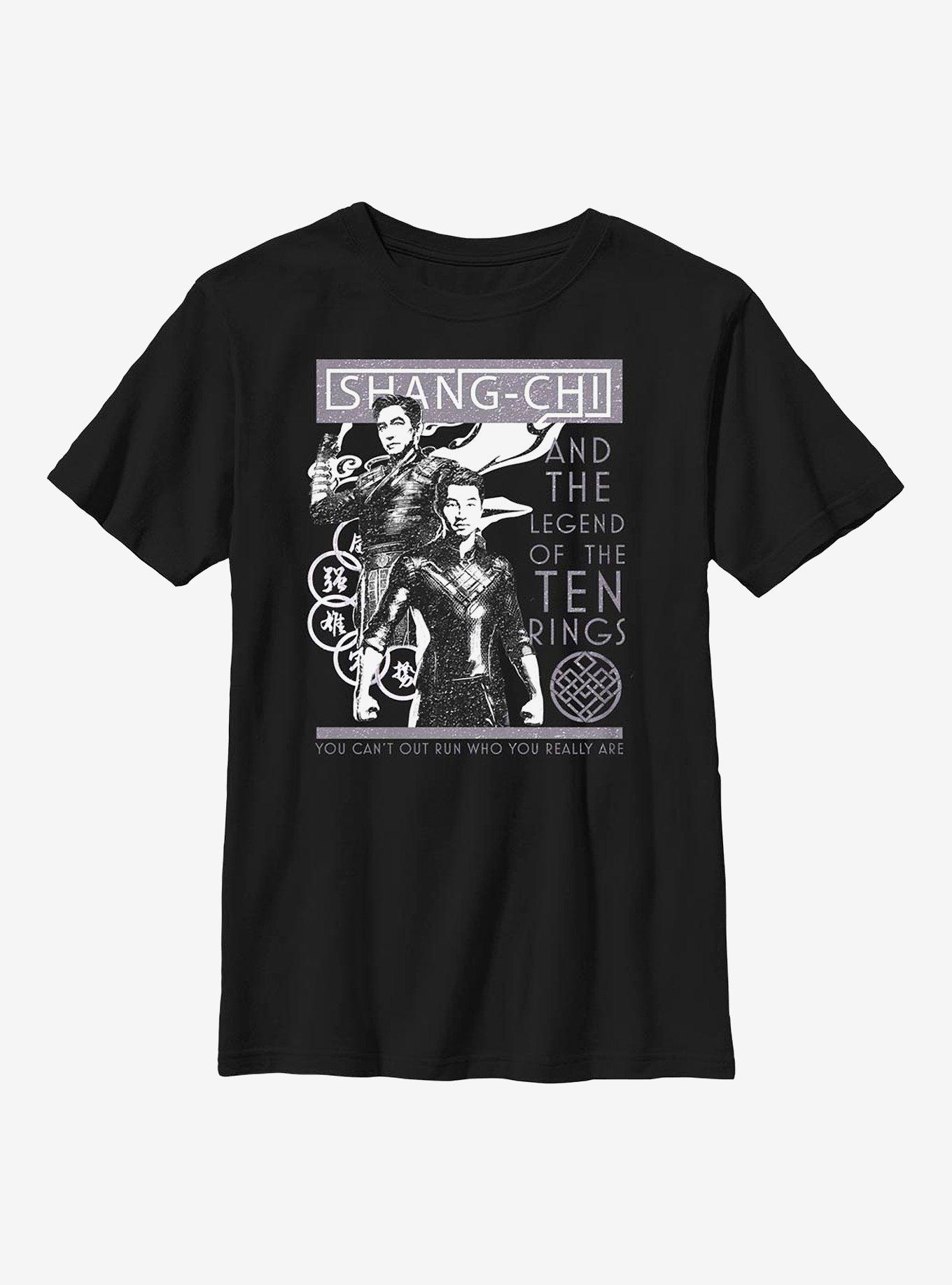 Marvel Shang-Chi And The Legend Of The Ten Rings Father Son Duo Youth T-Shirt, BLACK, hi-res