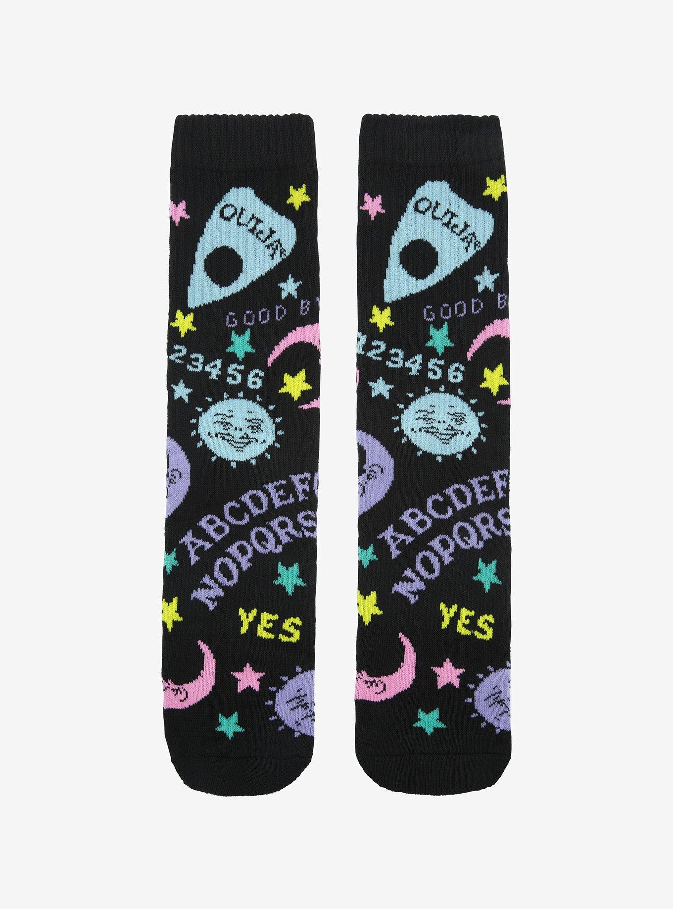 Ouija Pastel Crew Socks, , hi-res