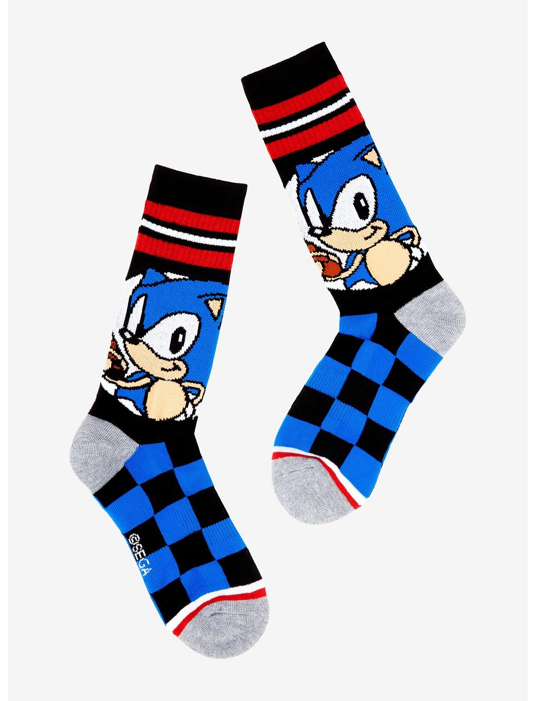 Sonic The Hedgehog Chili Dog Crew Socks, , hi-res