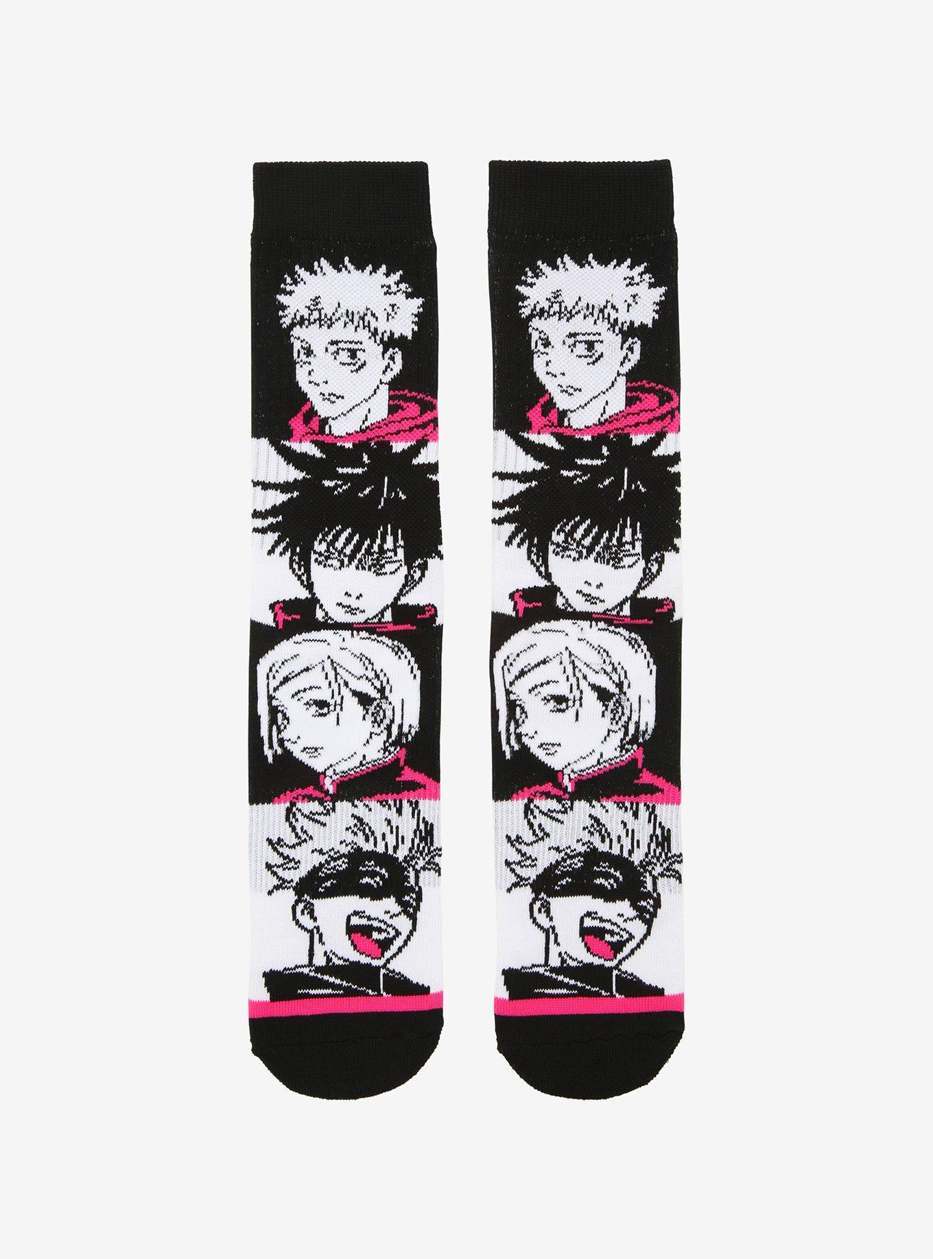 Jujutsu Kaisen Neon Panels Crew Socks, , hi-res