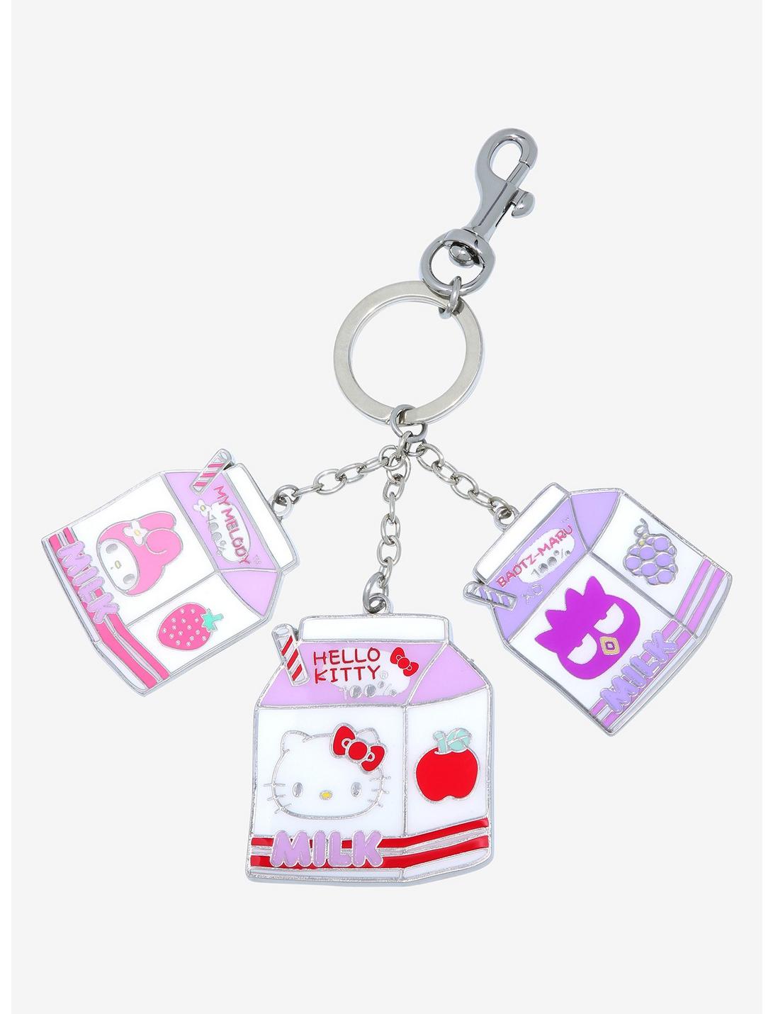Loungefly Sanrio Hello Kitty & Friends Milk Cartons Keychain - BoxLunch Exclusive, , hi-res