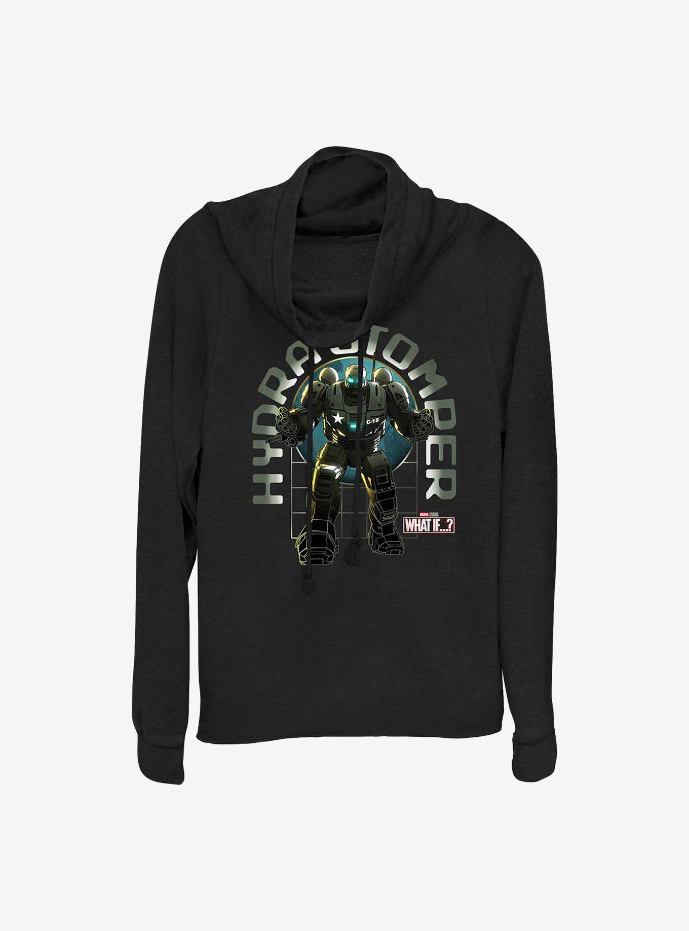 Marvel What If...? Hydra Captain Carter Pose Cowlneck Long-Sleeve Girls Top, , hi-res
