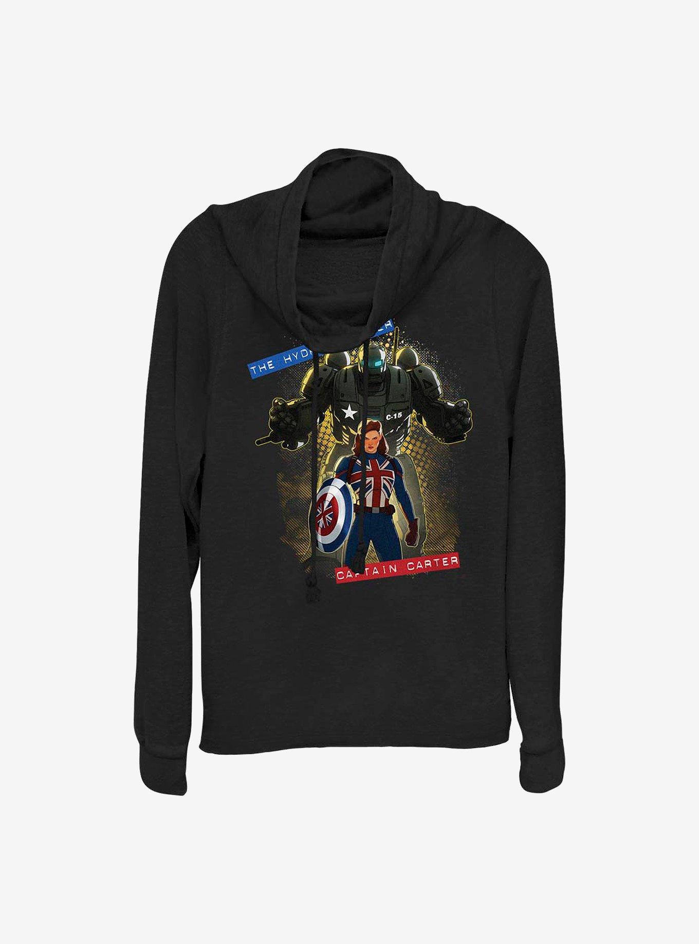 Marvel What If...? The Hydra Stomper Cowlneck Long-Sleeve Girls Top, , hi-res