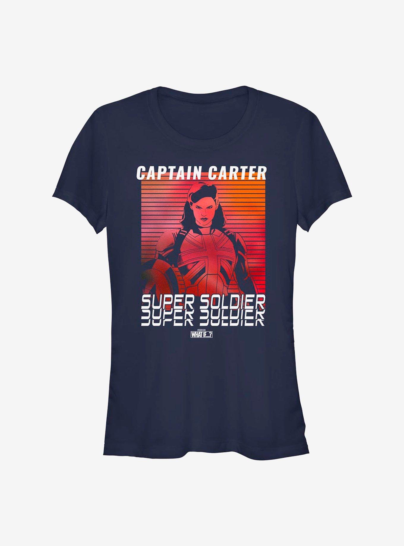 Marvel What If...? Captain Carter Super Soldier Girls T-Shirt, , hi-res