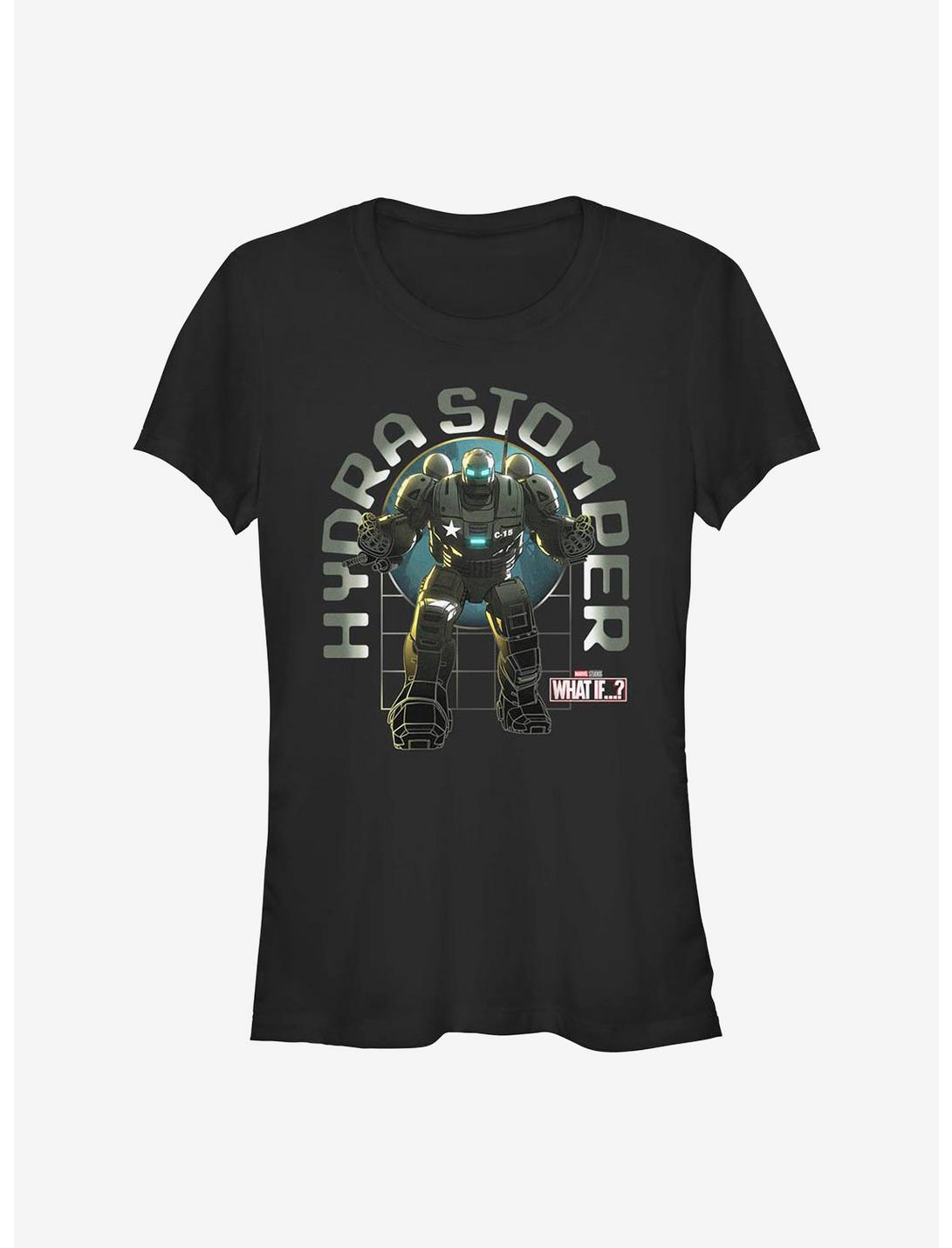 Marvel What If...? Hydra Captain Carter Pose Girls T-Shirt, BLACK, hi-res