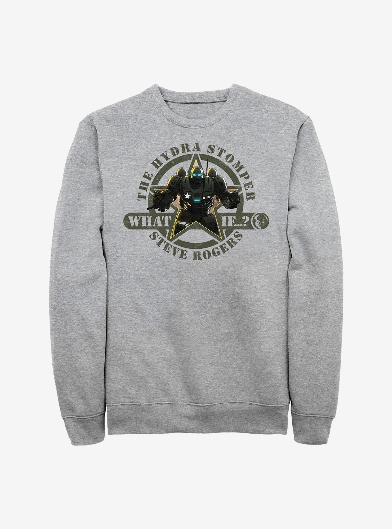 Marvel What If...? The Hydra Stomper Steve Rogers Crew Sweatshirt
