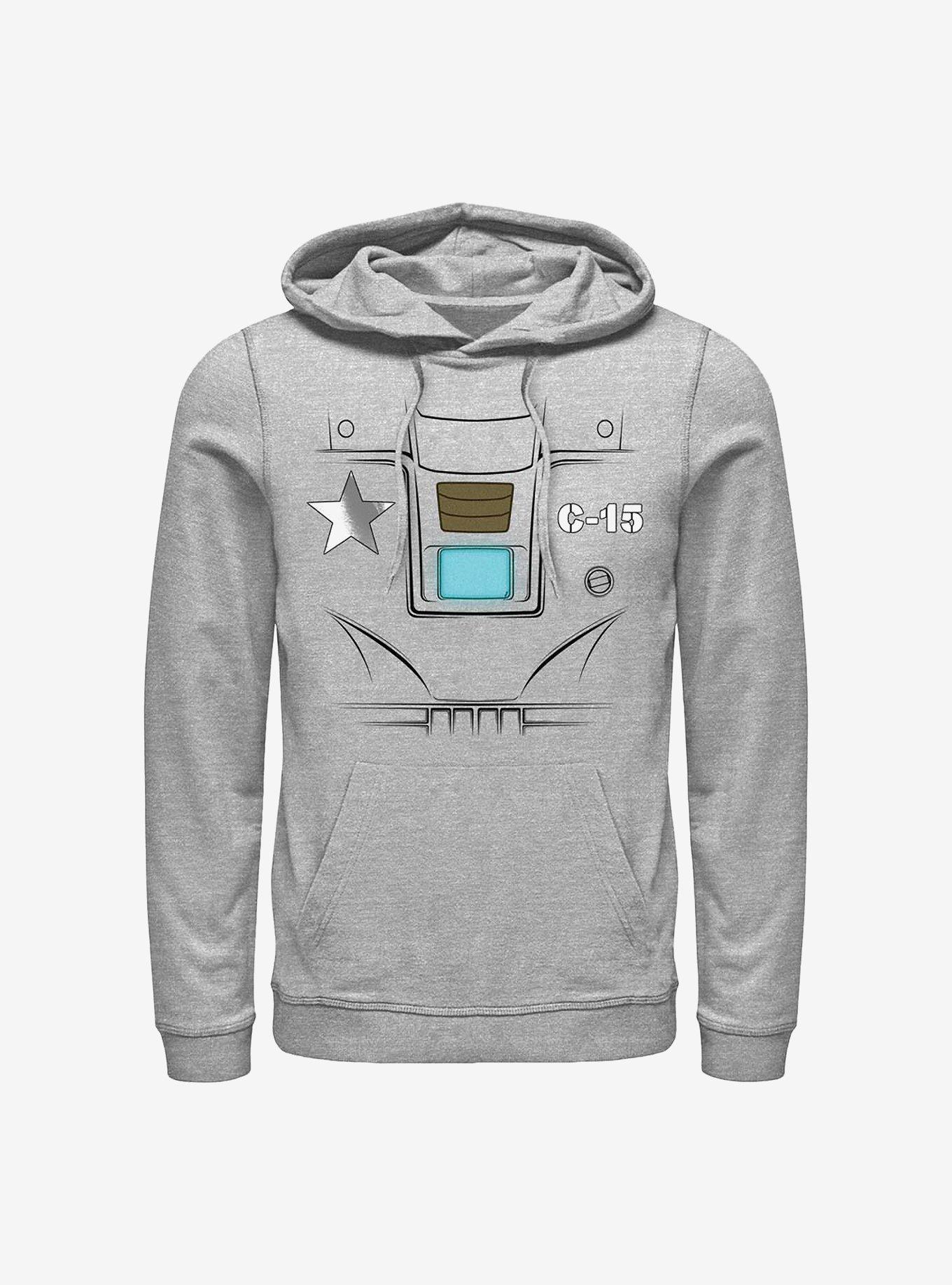 Marvel What If...? Captain Carter Punch Hoodie, ATH HTR, hi-res