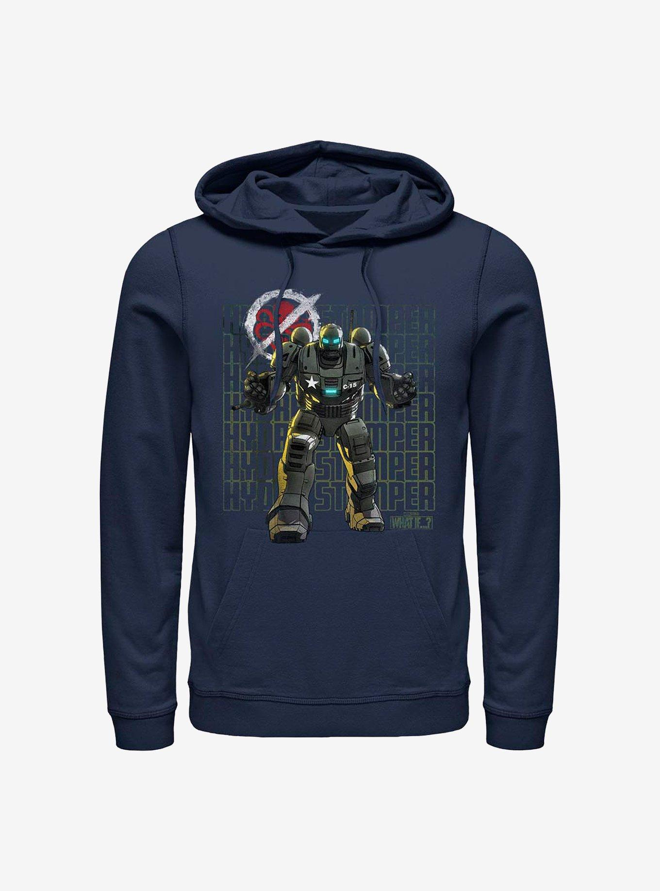 Marvel What If...? Rogers Suit Hoodie, NAVY, hi-res