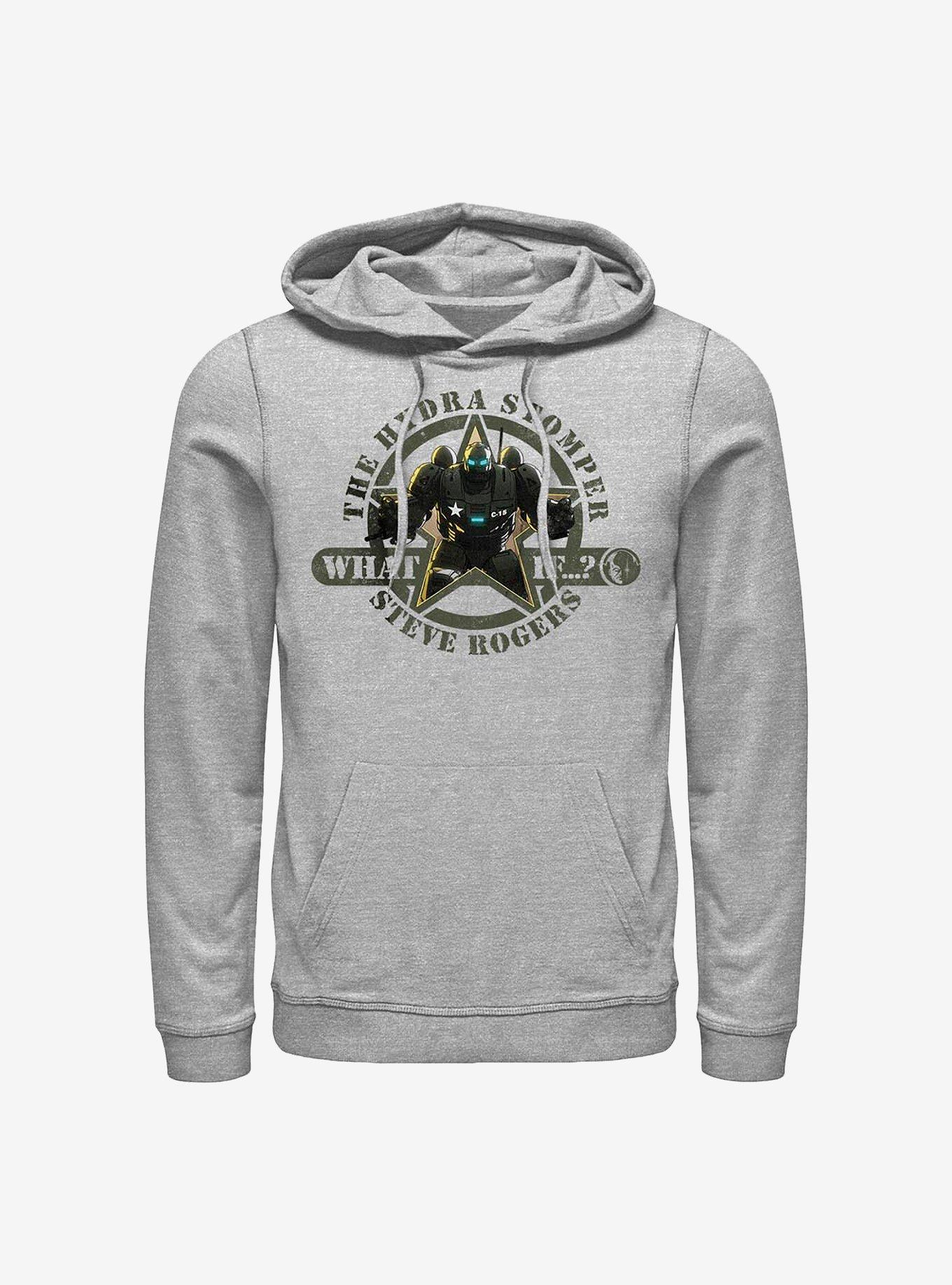 Marvel What If...? The Hydra Stomper Steve Rogers Hoodie, ATH HTR, hi-res