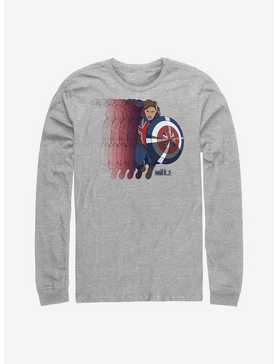 Marvel What If...? Captain Carter Shield Long-Sleeve T-Shirt, , hi-res