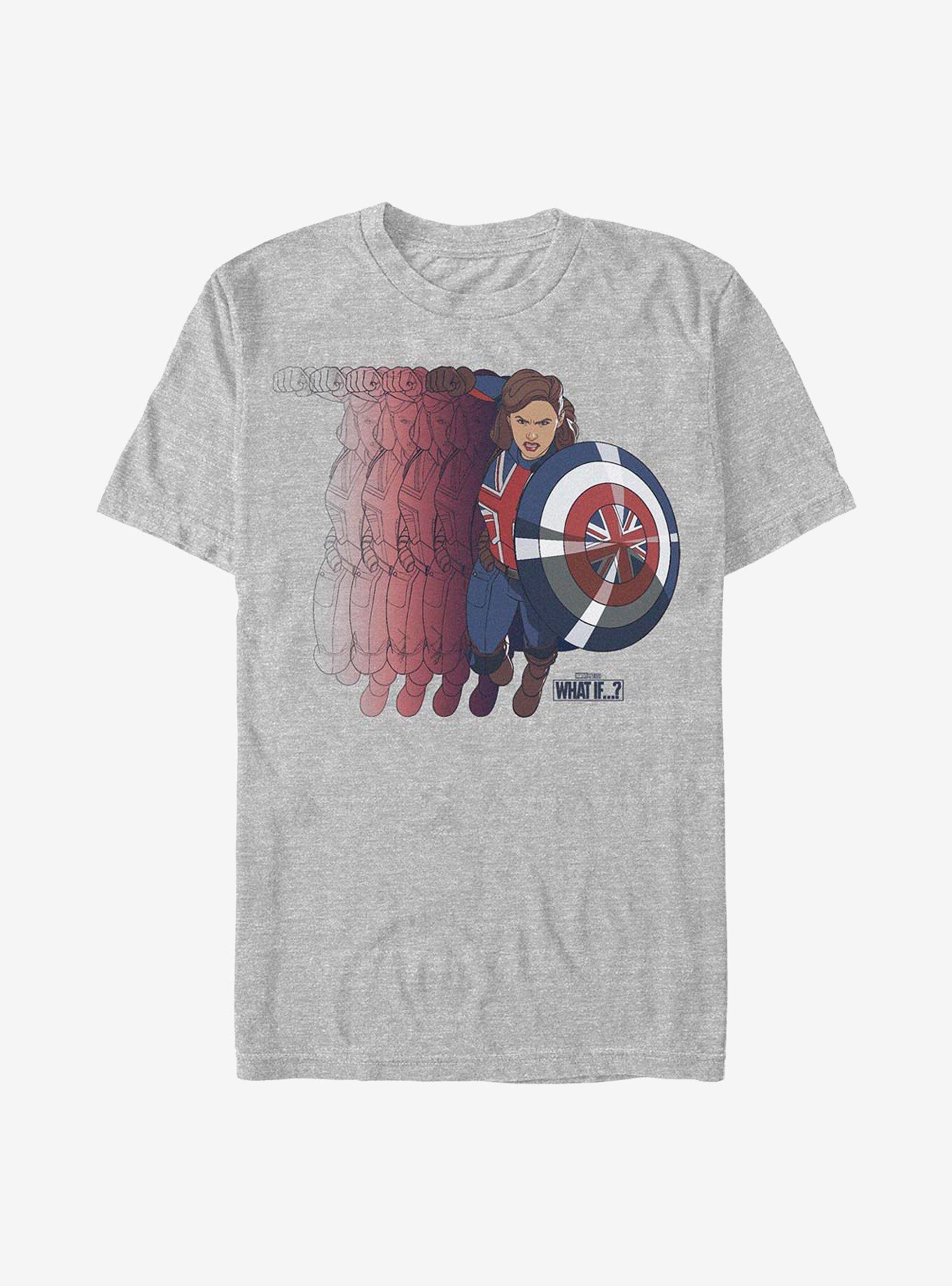 Marvel What If...? Captain Carter Shield T-Shirt, , hi-res