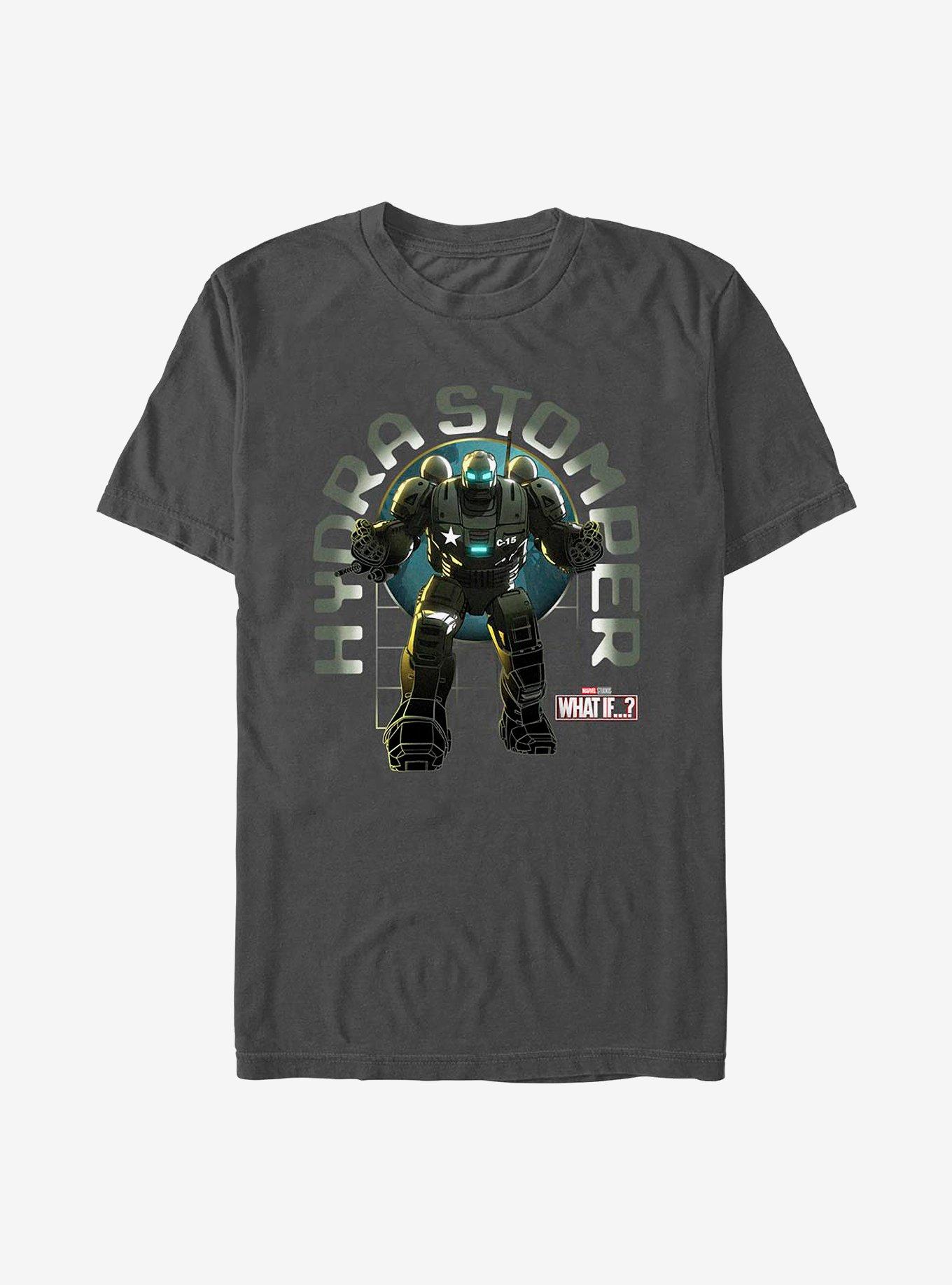 Marvel What If...? Hydra Captain Carter Pose T-Shirt, CHARCOAL, hi-res