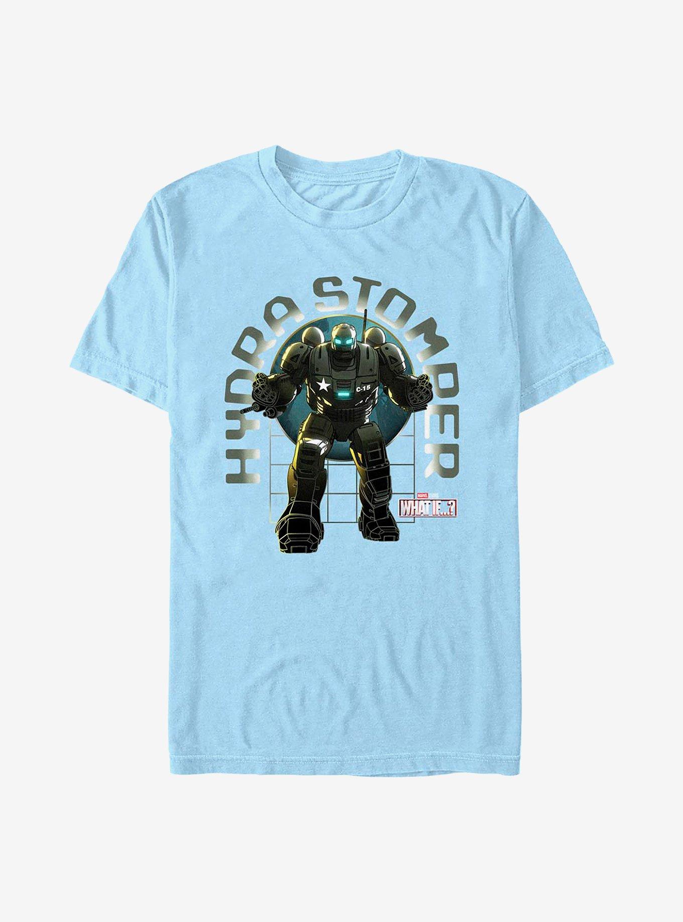 Marvel What If...? Hydra Captain Carter Pose T-Shirt, LT BLUE, hi-res