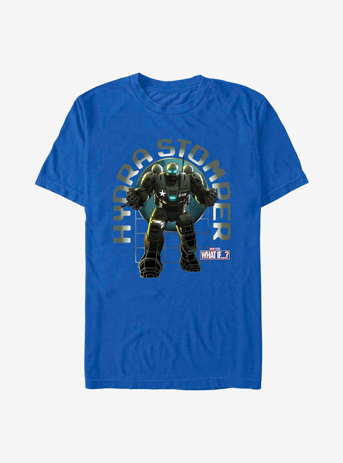 Marvel What If...? Hydra Captain Carter Pose T-Shirt, ROYAL, hi-res