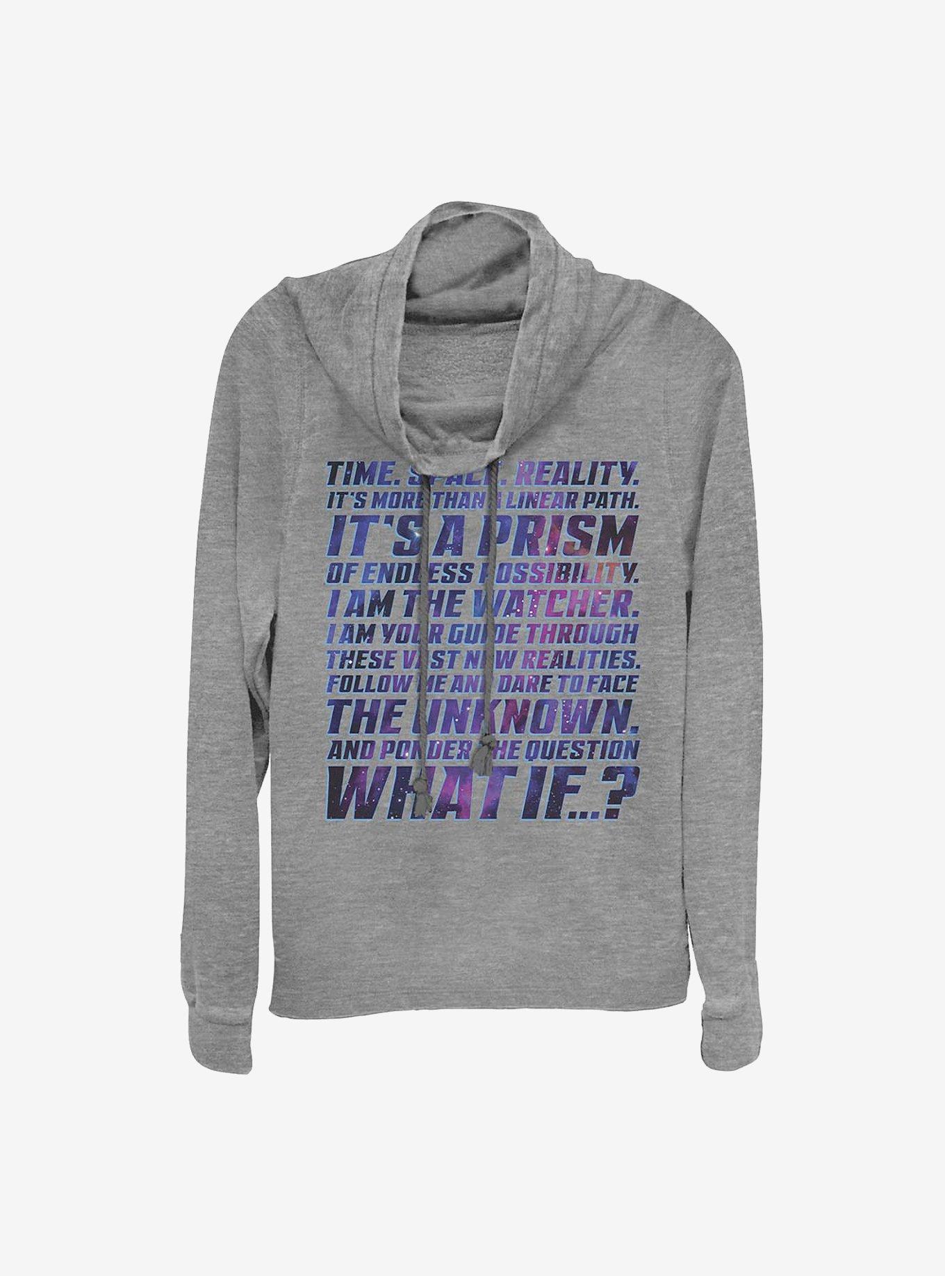 Marvel What If...? Space Prism Cowlneck Long-Sleeve Girls Top, , hi-res