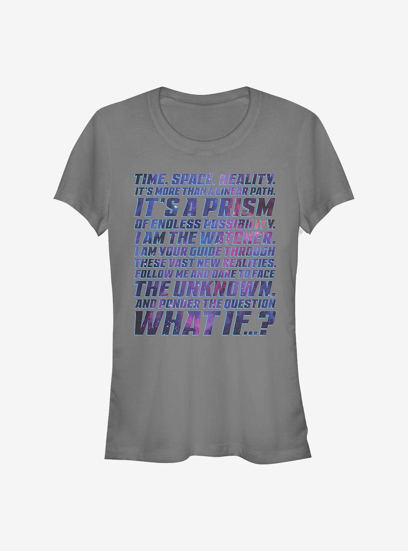 Marvel What If...? Space Prism Girls T-Shirt, CHARCOAL, hi-res