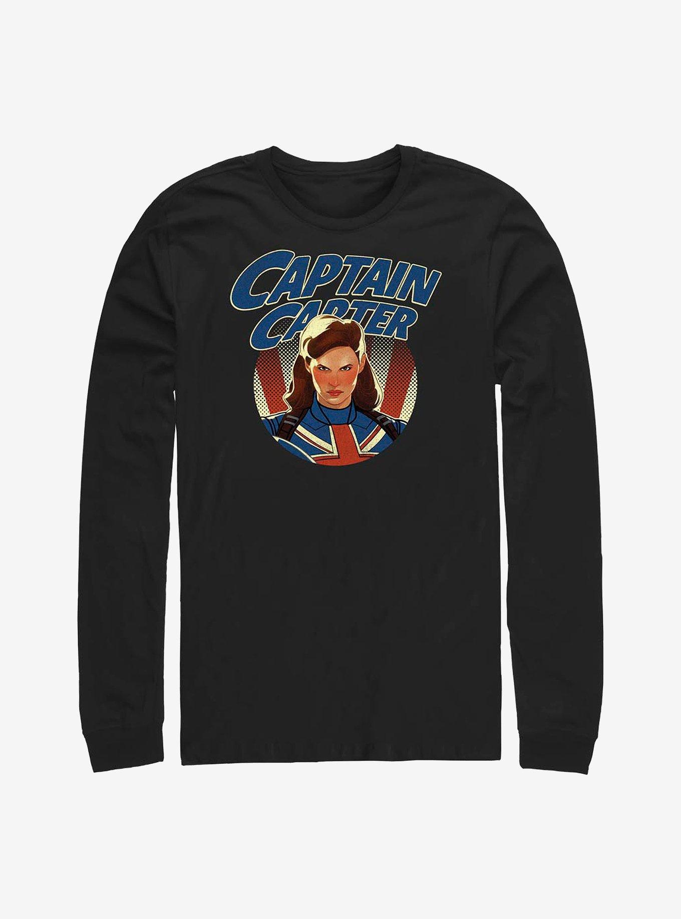 Marvel What If...? Captain Carter Fierce Long-Sleeve T-Shirt, , hi-res