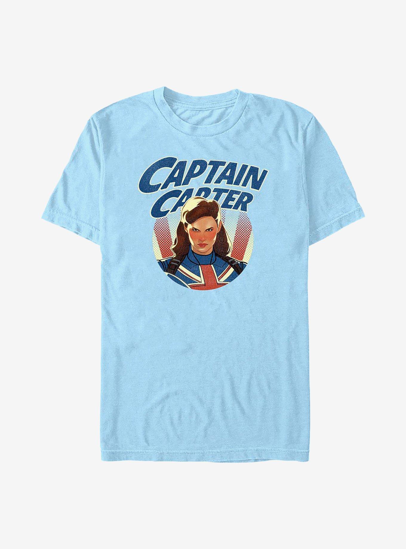 Marvel What If...? Captain Carter Fierce T-Shirt, LT BLUE, hi-res