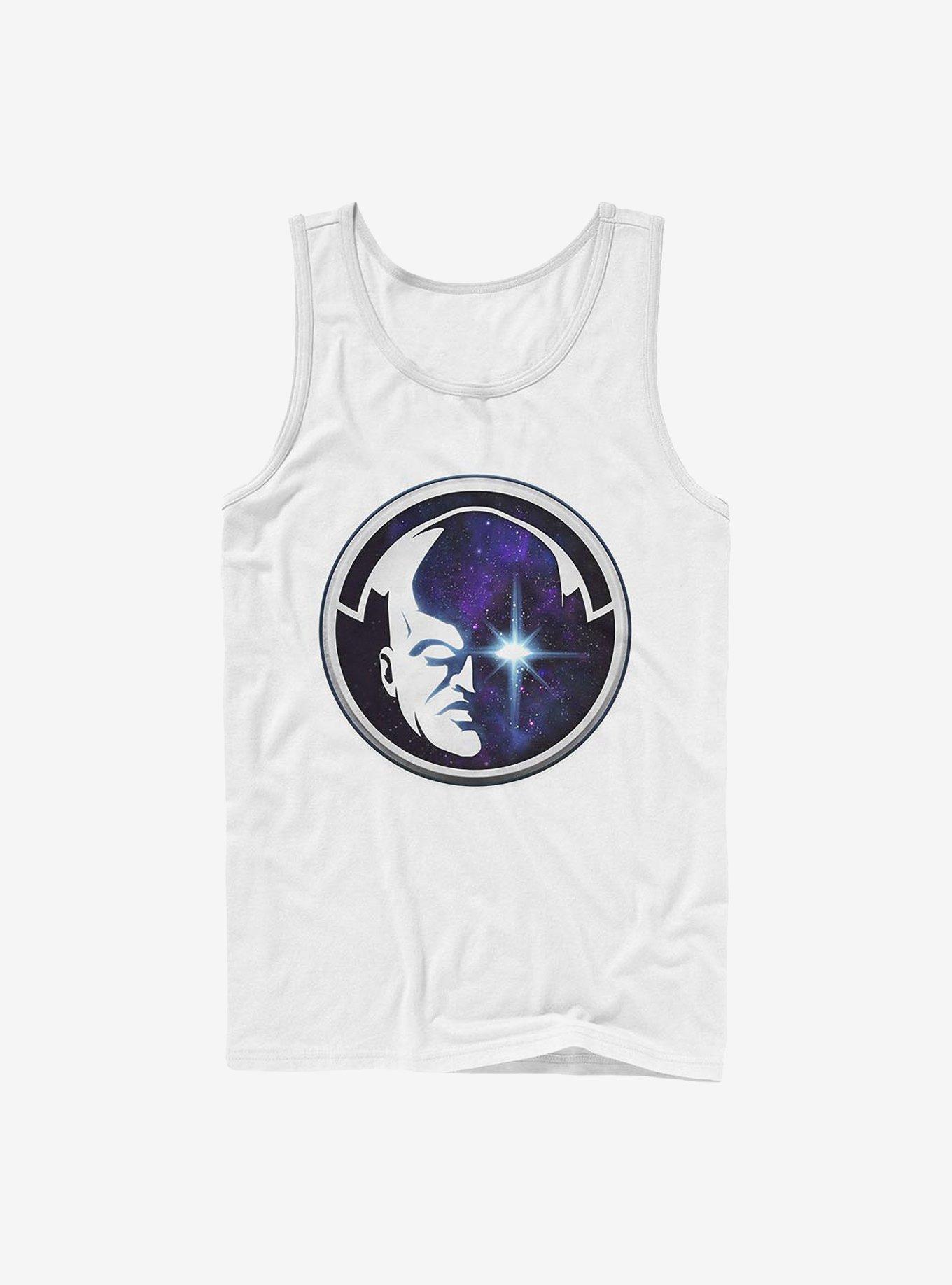Marvel What If...? The Watcher Circle Frame Tank, WHITE, hi-res