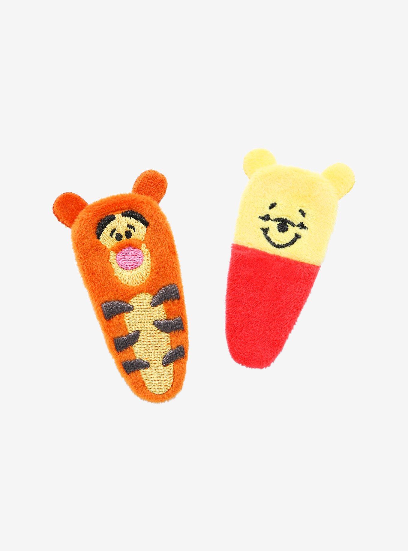 Disney Winnie the Pooh Tigger & Pooh Figural Hair Clip Set - BoxLunch Exclusive, , hi-res