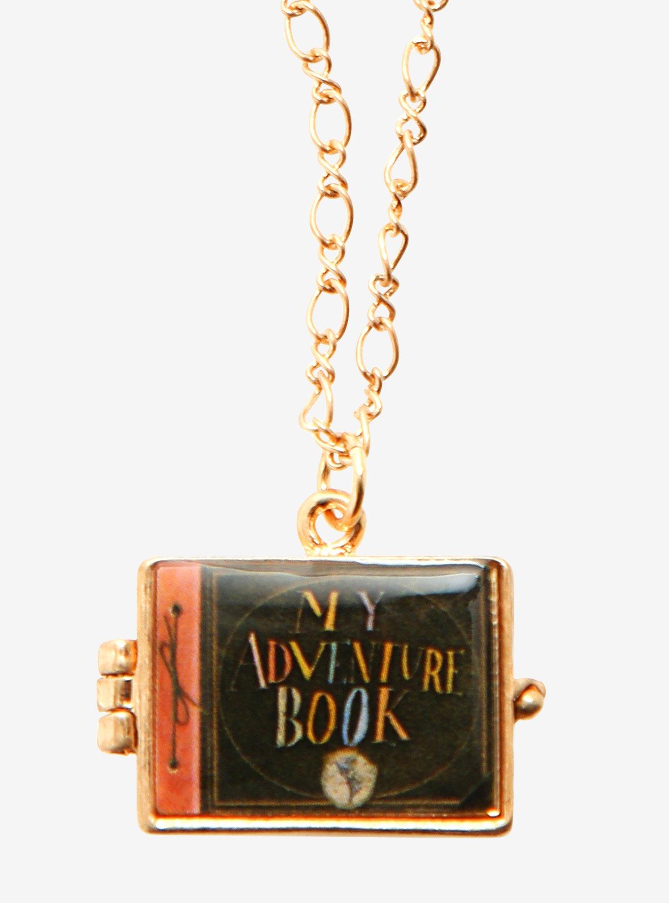 Disney Up Adventure Book Necklace