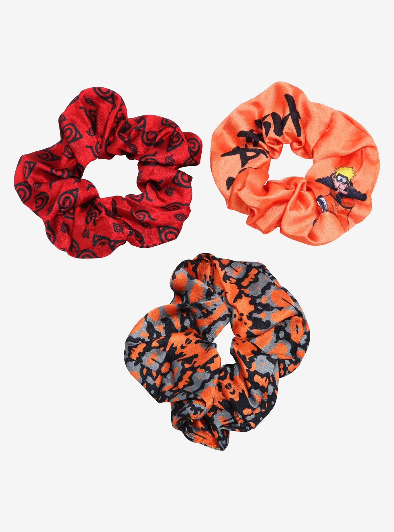 Naruto Shippuden Naruto Uzumaki Scrunchy Set - BoxLunch Exclusive, , hi-res