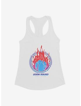 Space Jam: A New Legacy Basketball On Fire Goon Squad Logo Girls Tank, WHITE, hi-res
