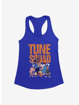 Space Jam: A New Legacy LeBron And Tune Squad Logo Girls Tank, ROYAL, hi-res