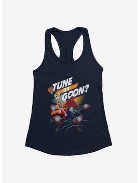 Space Jam: A New Legacy Tune Or Goon? Logo Girls Tank, NAVY, hi-res