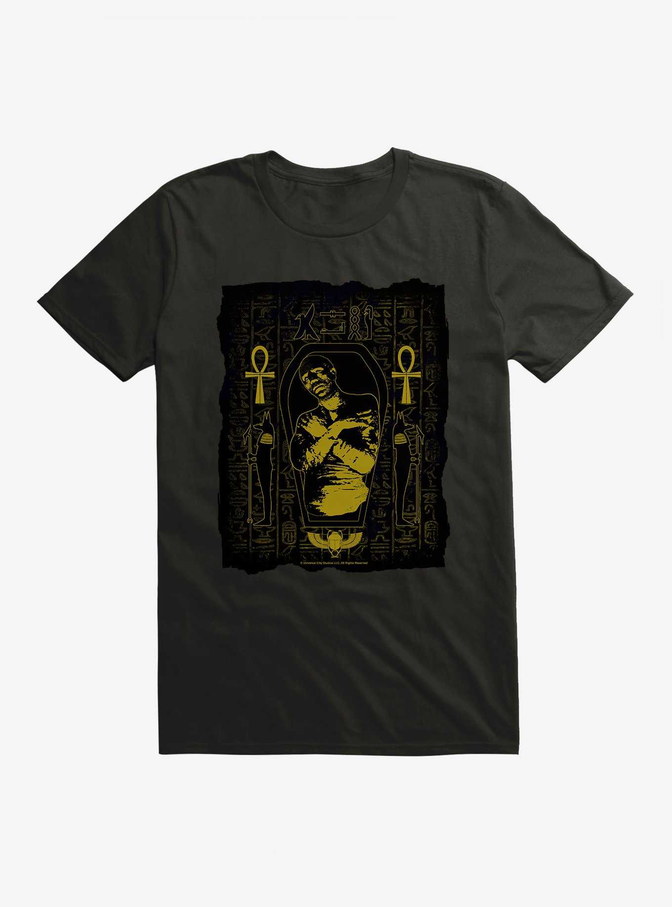 Universal Monsters The Mummy Posterized Sarcophagus T-Shirt, , hi-res