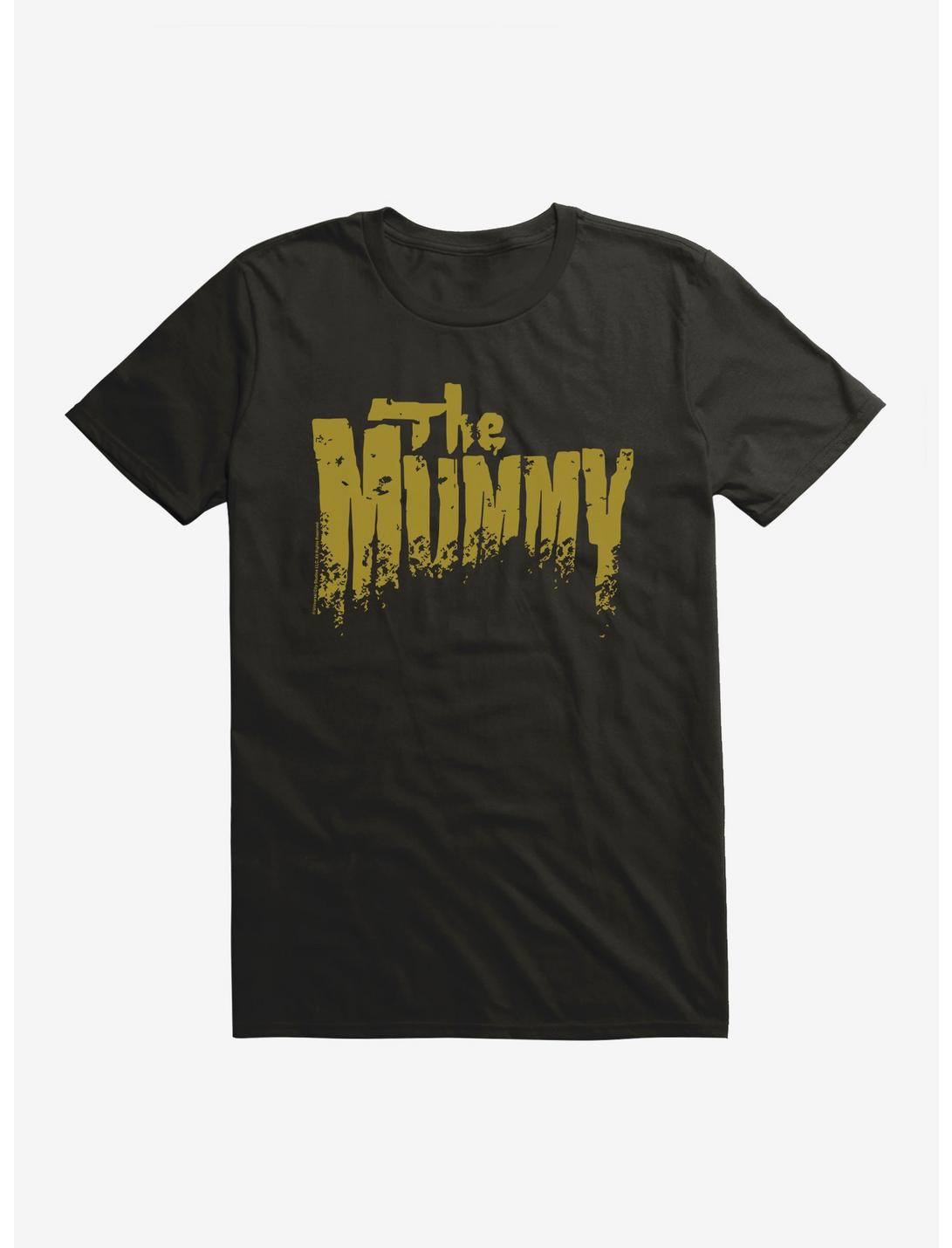 Universal Monsters The Mummy Worn Title T-Shirt, BLACK, hi-res