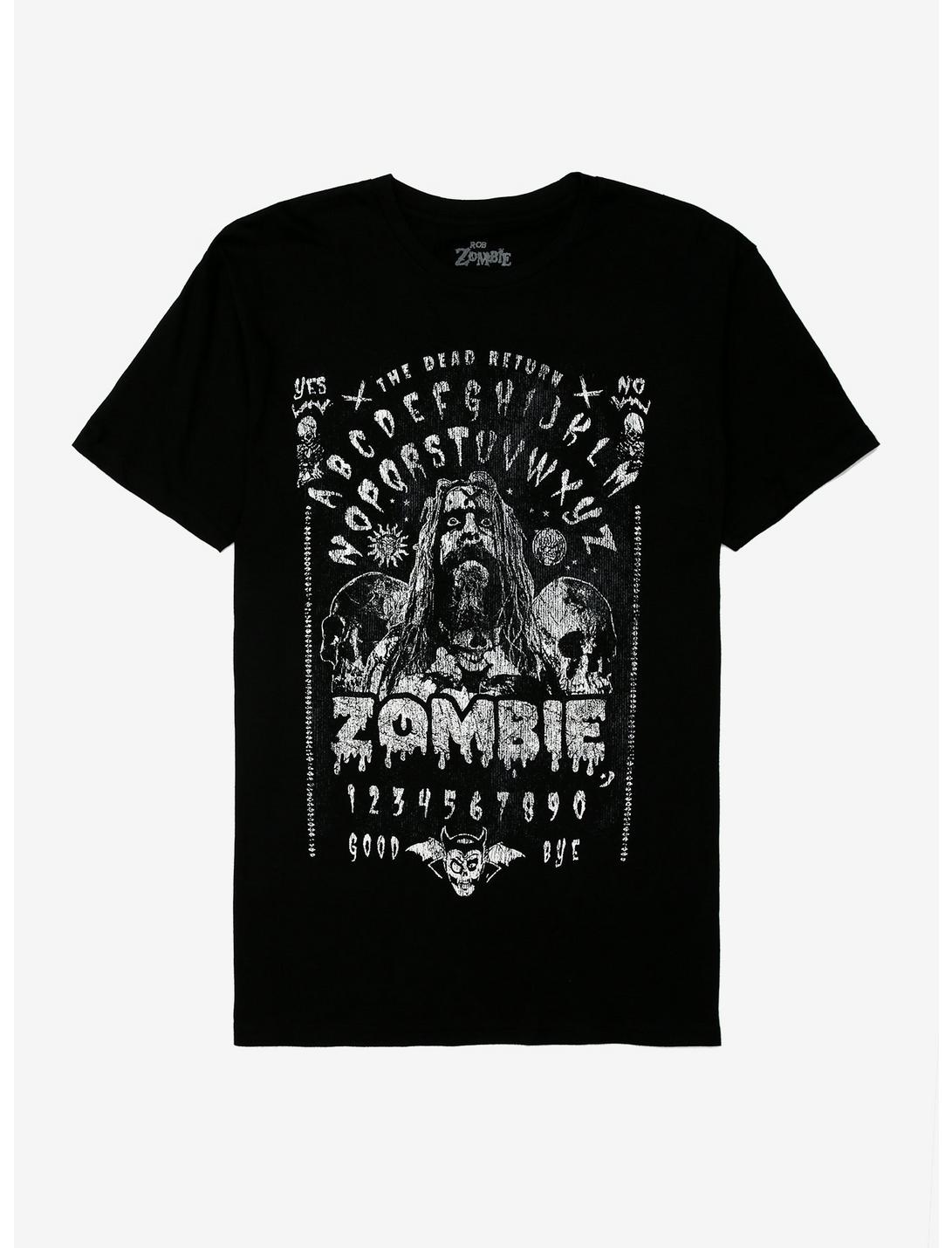 Rob Zombie Dead Return Spirit Board T-Shirt, BLACK, hi-res