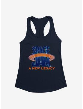 Space Jam: A New Legacy Logo Girls Tank, NAVY, hi-res