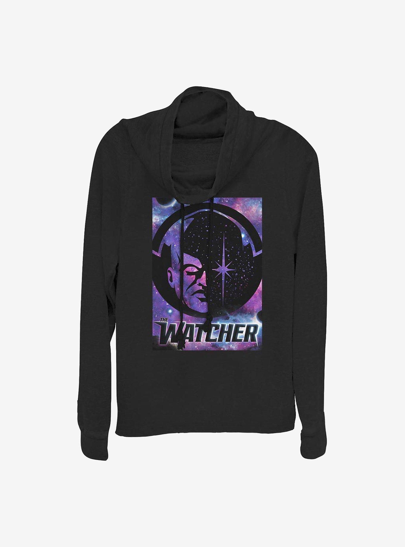 Marvel What If...? The Watcher Poster Cowlneck Long-Sleeve Girls Top, , hi-res