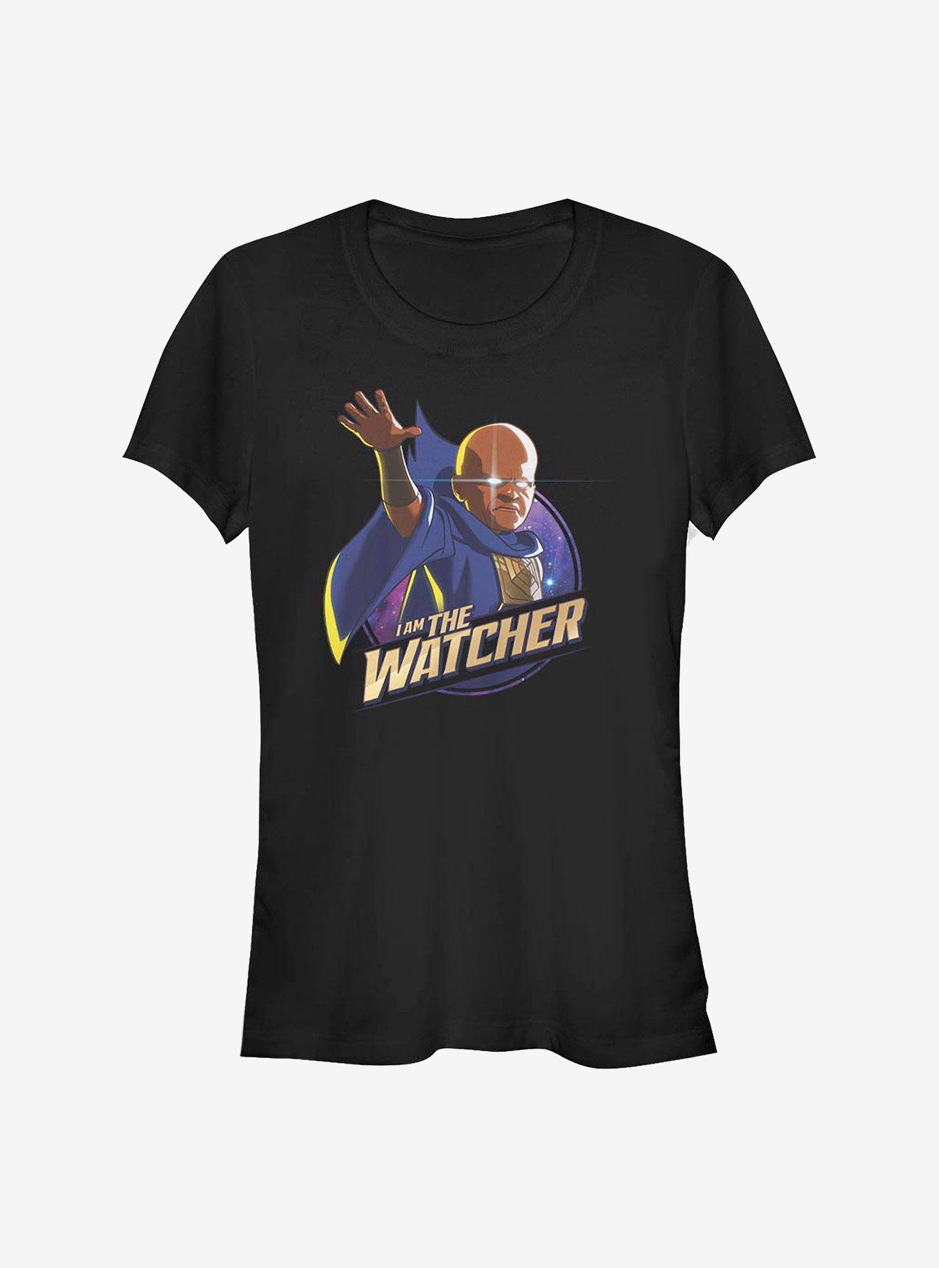 Marvel What If...? I Am The Watcher Girls T-Shirt, BLACK, hi-res