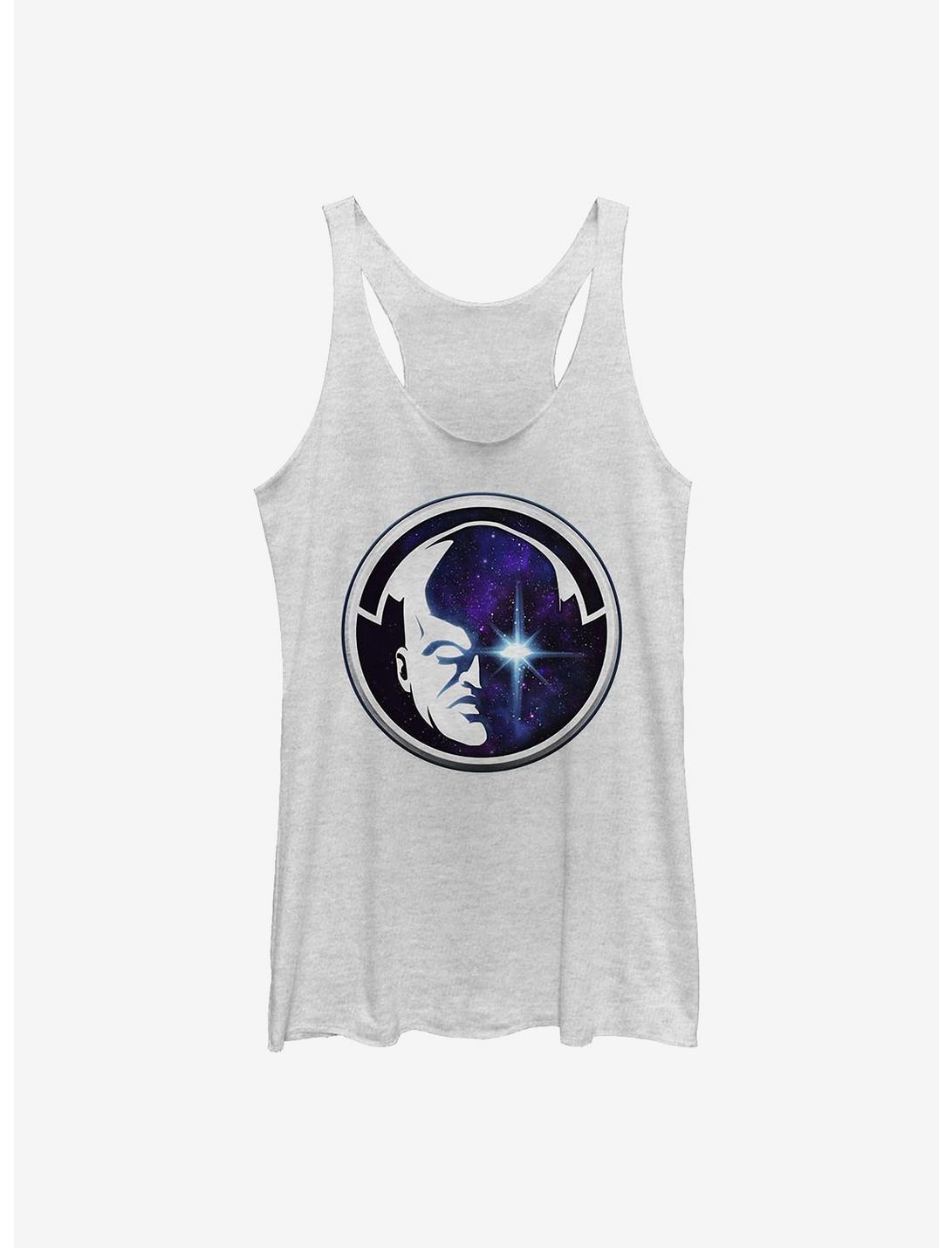 Marvel What If...? The Watcher Circle Frame Girls Tank, WHITE HTR, hi-res